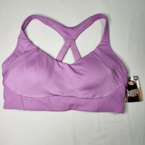 Avia Pink Sports Bra with Cross-Back Design